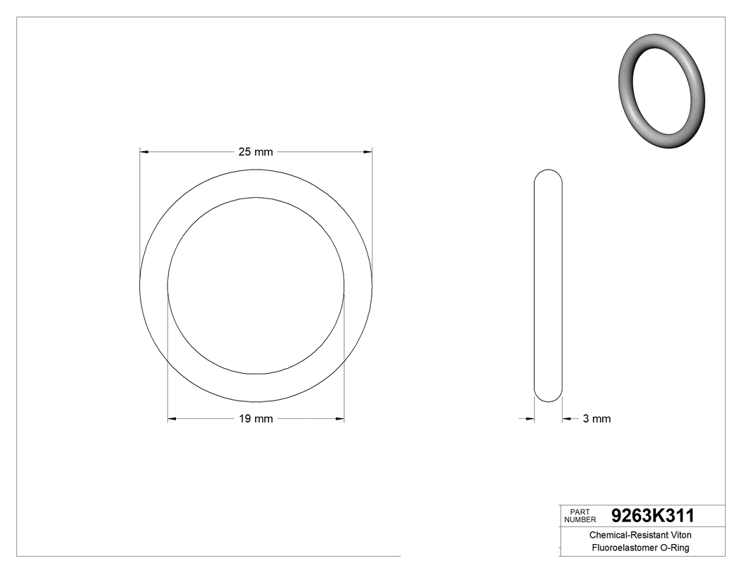 Technical drawing - 9263K311